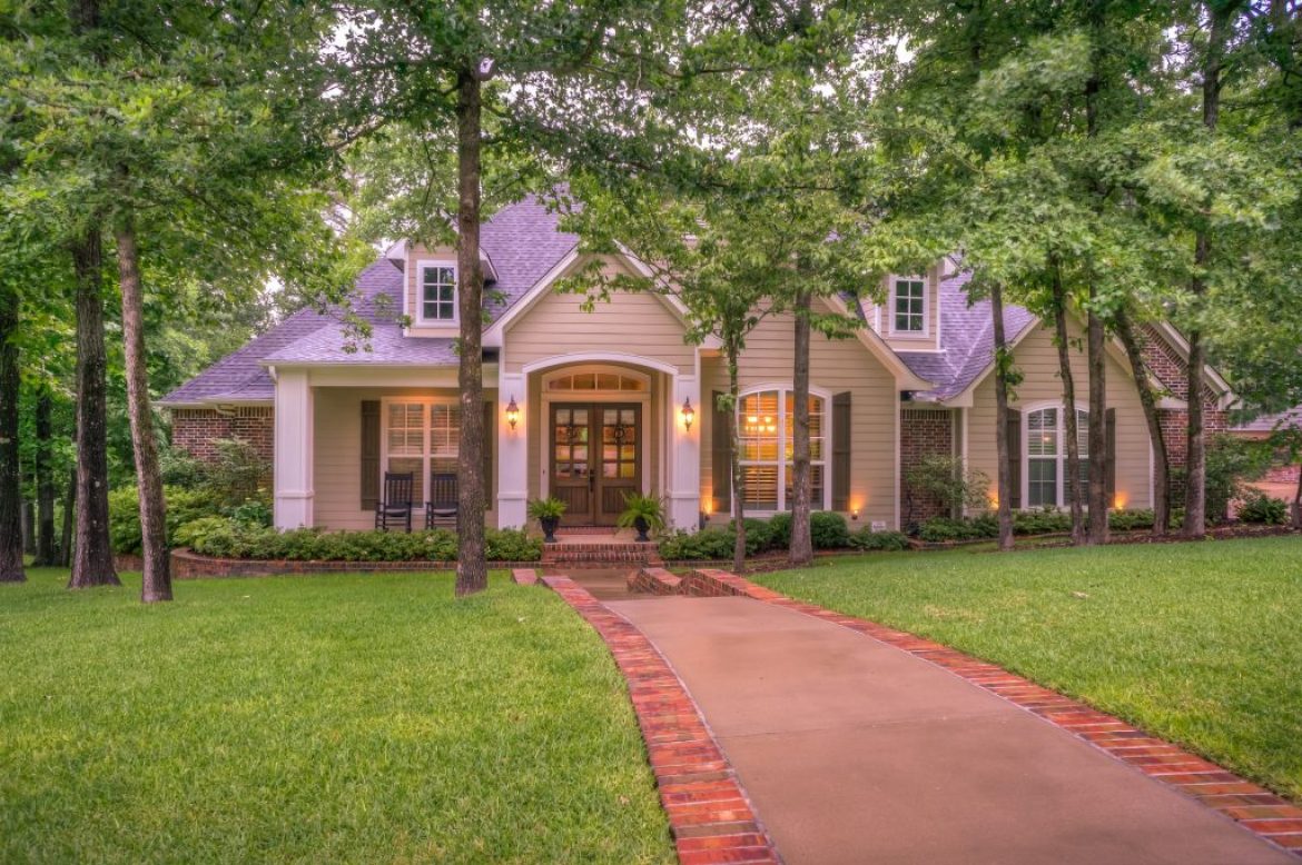front exterior of beautiful house